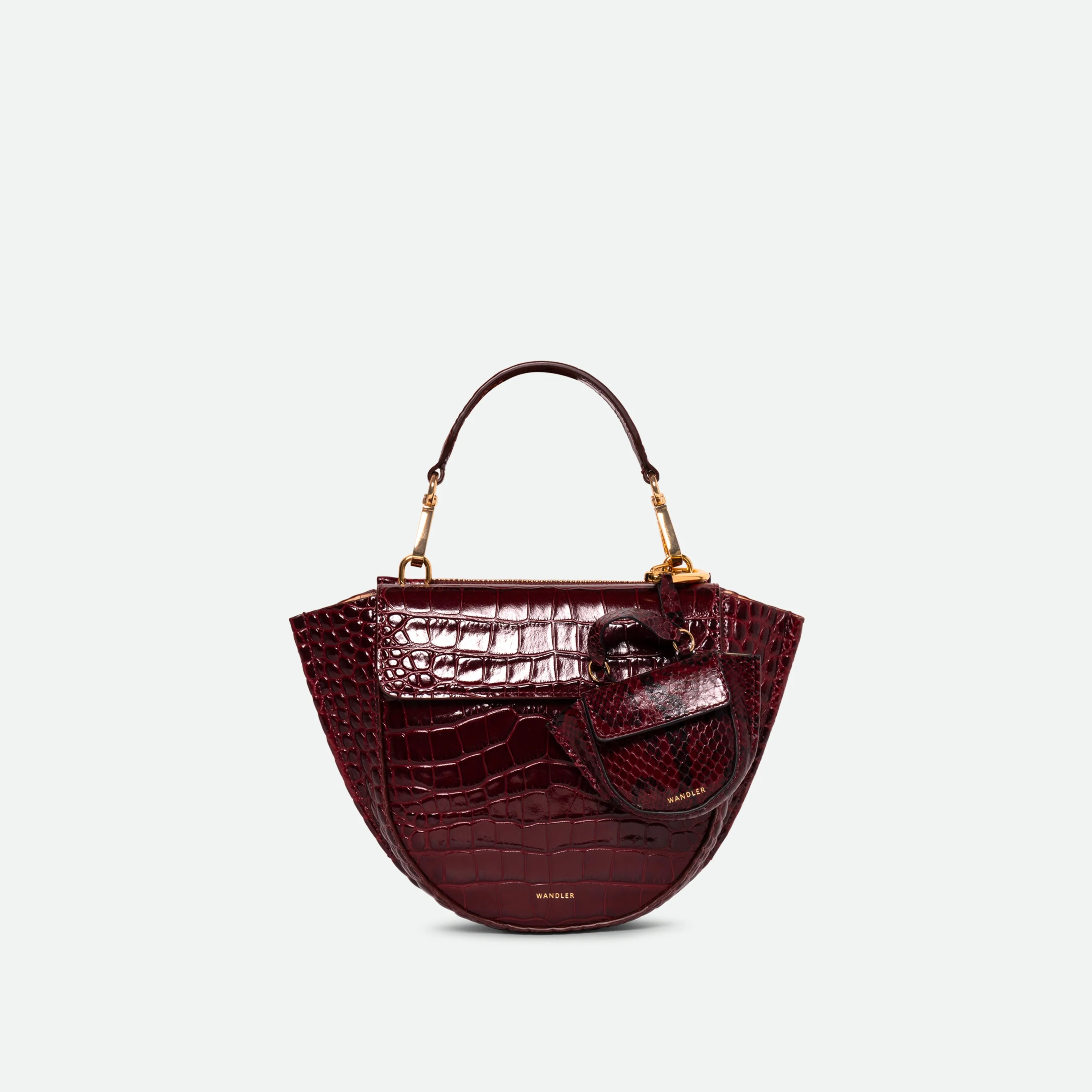 Hortensia Micro - Bordeaux Python - Image 2