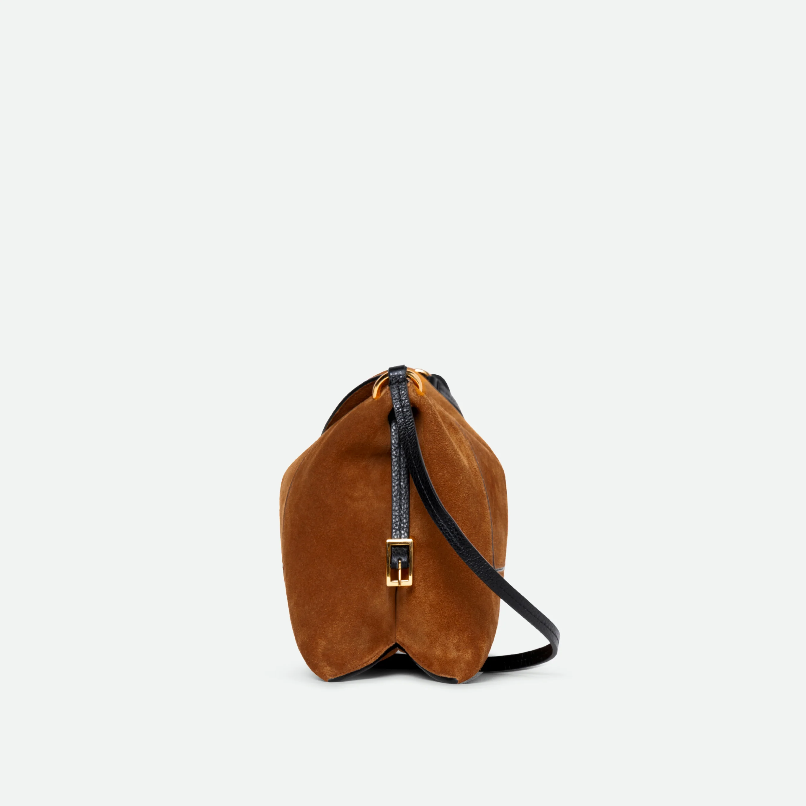 Penelope Slouch Bag - Cognac Suede - Image 4