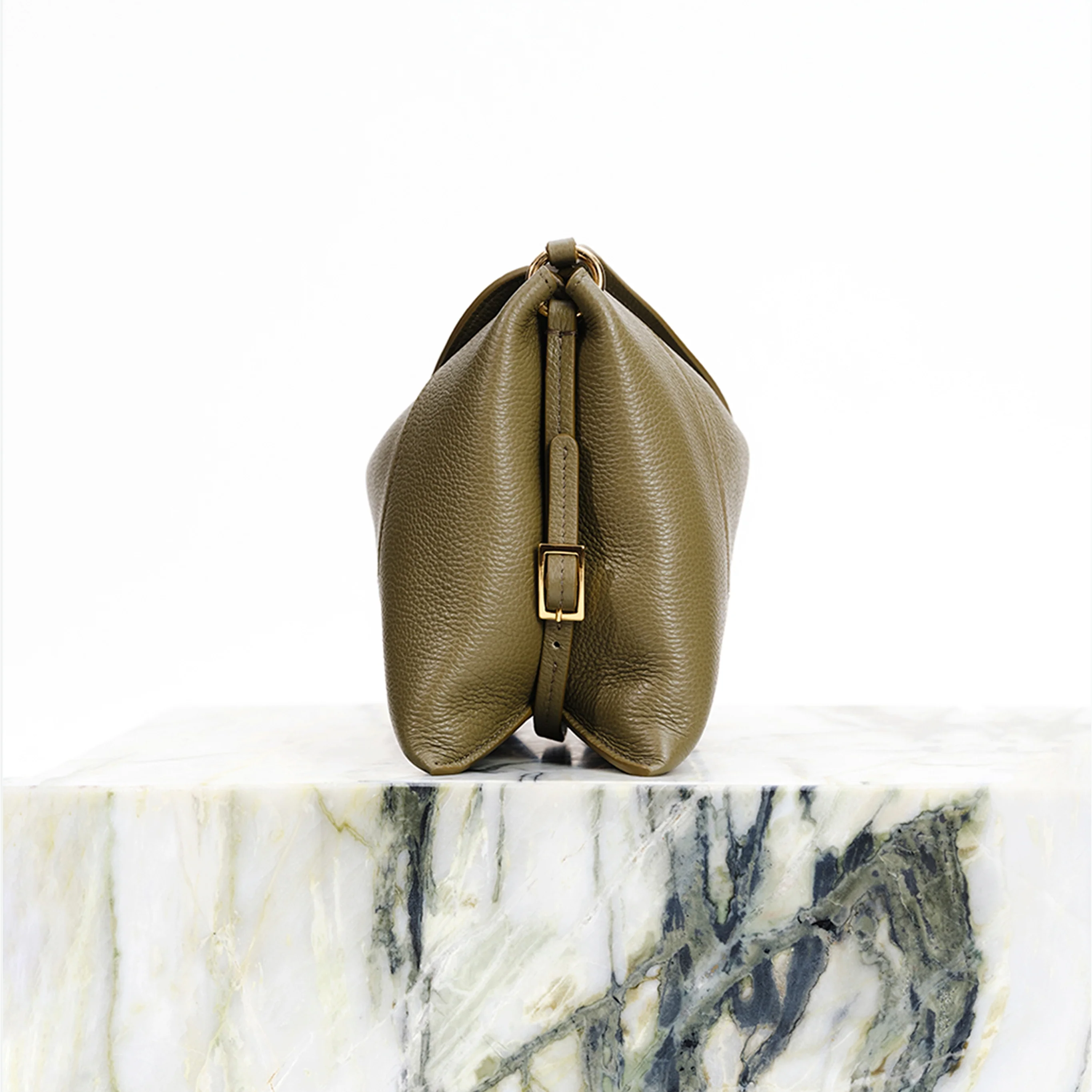 Penelope Slouch Bag - Olive Crust - Image 11