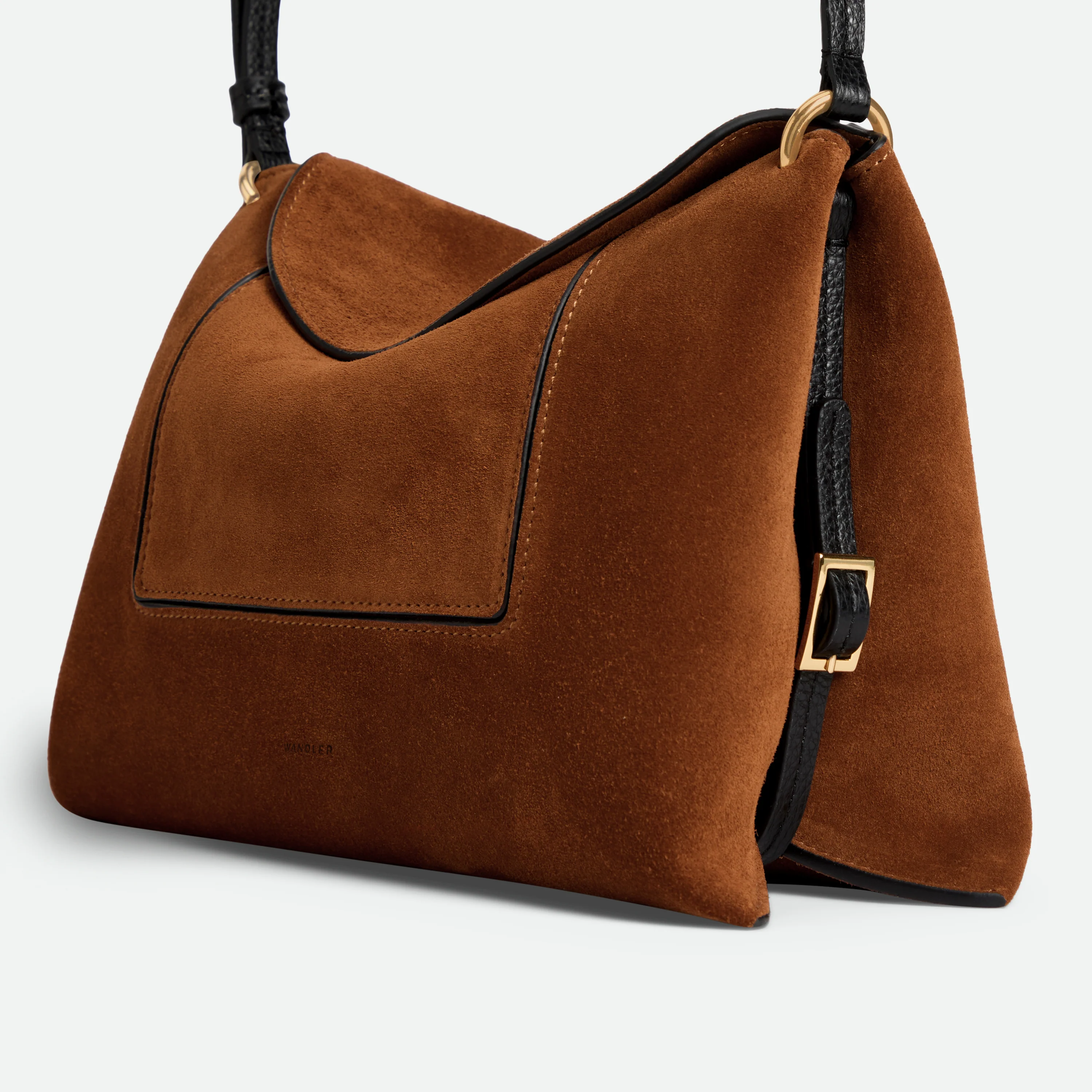 Penelope Slouch Bag - Saddle Suede - Image 5