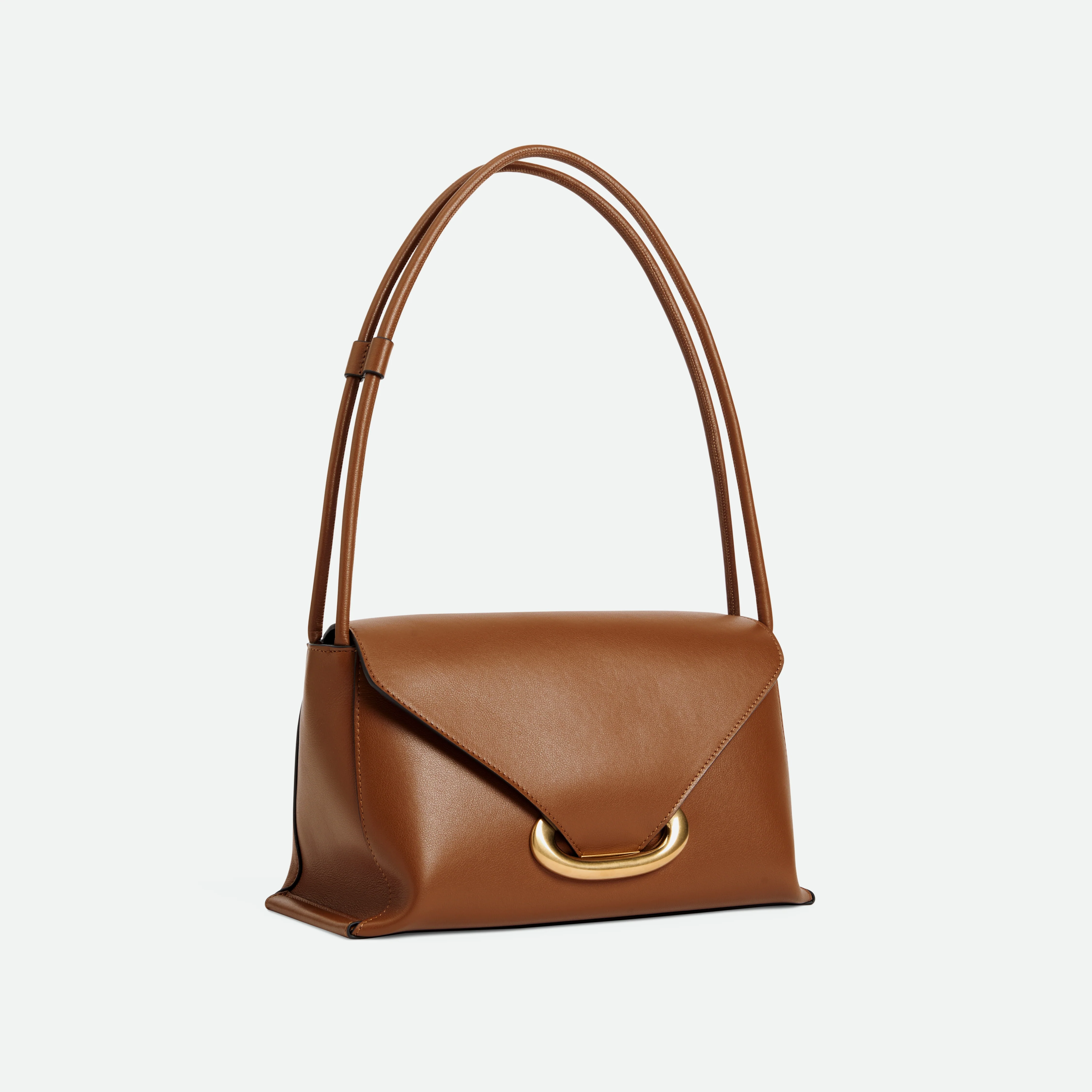 Veneto Shoulder Bag - Saddle - Image 3