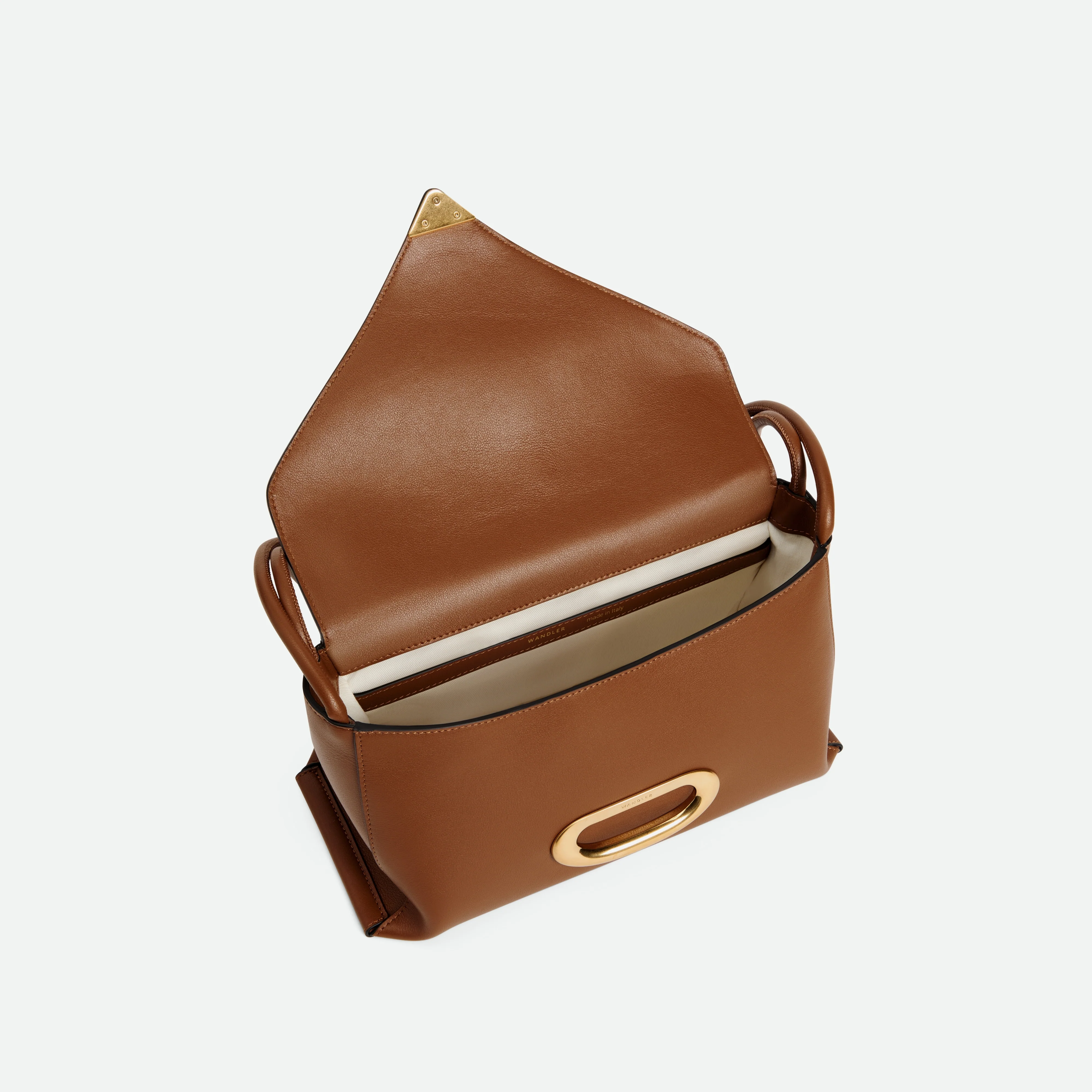 Veneto Shoulder Bag - Saddle - Image 6