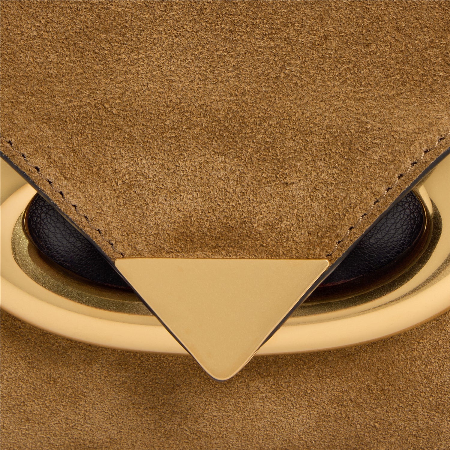 Veneto Shoulder Bag Small - Tabacco Suede - Image 5